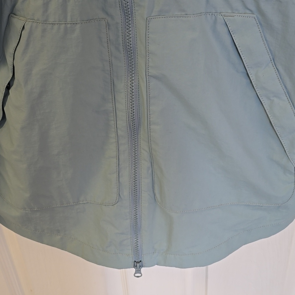 Carhartt Women's Raindefender Jacket Hooded Full Zip Blue Surf Size Small 4-6 - Picture 8 of 17